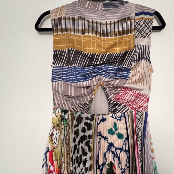 NWT Anthropologie Geisha Designs Jacinta Pleated Midi Dress - 2 - Picture 8 of 9